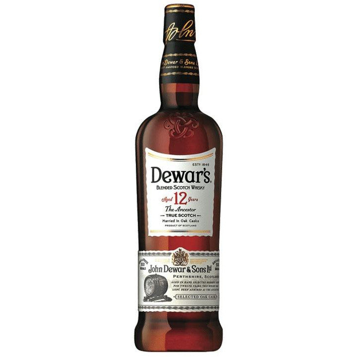 Dewar's 12 Year Scotch Whiskey - Available at Wooden Cork