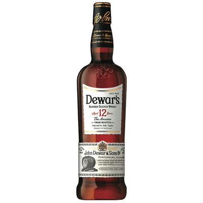 Dewar's 12 Year Scotch Whiskey - Available at Wooden Cork