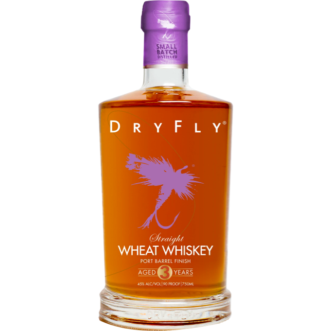 Dry Fly Distilling Port Finish Wheat Whiskey - Available at Wooden Cork