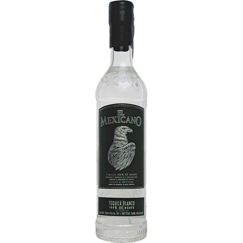 El Mexicano Blanco Tequila 90 Proof