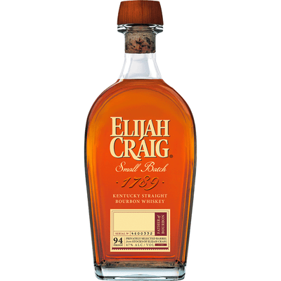 Elijah Craig Small Batch Bourbon - Available at Wooden Cork