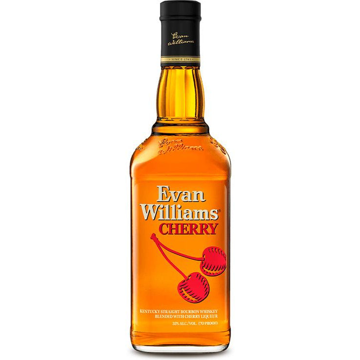 Evan Williams Cherry Whiskey - Available at Wooden Cork