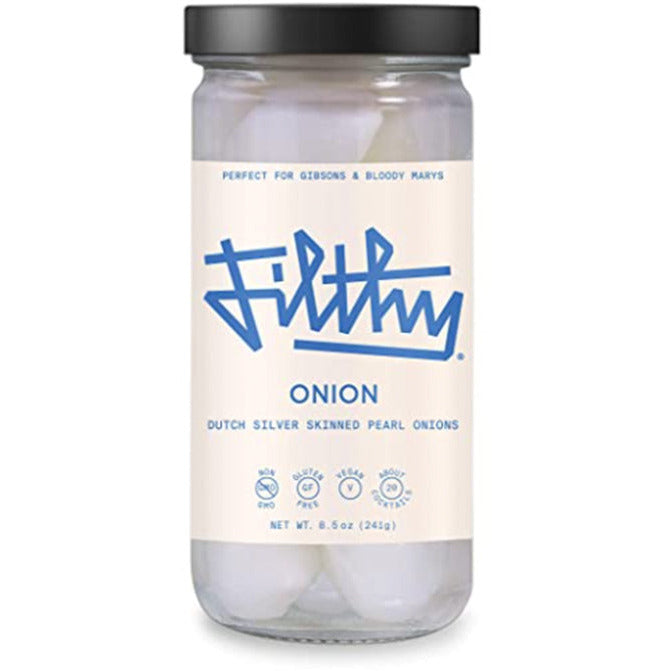 Filthy Onions 8oz - Available at Wooden Cork
