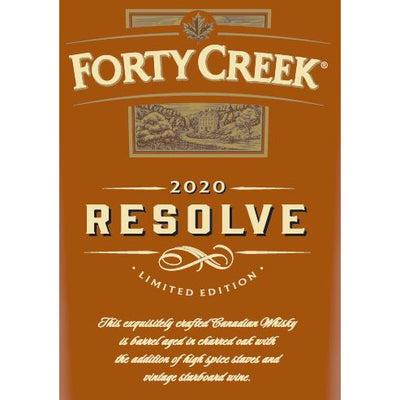 Forty Creek Resolve - Available at Wooden Cork