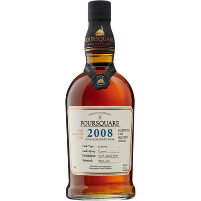Foursquare Mark XIII "2008" Single Blended 12 Year Rum - Available at Wooden Cork
