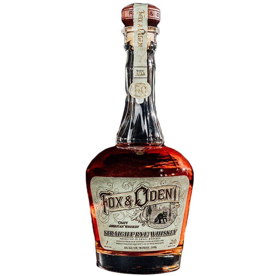 Fox & Oden Straight Rye Whiskey - Available at Wooden Cork