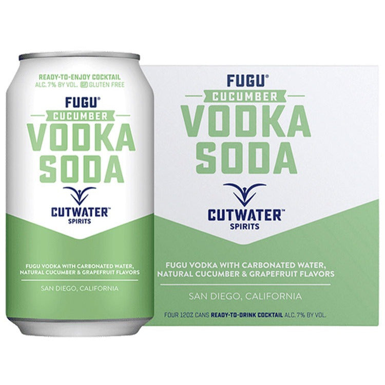 Cutwater Fugu Cucumber Vodka Soda Canned Cocktail - Available at Wooden Cork