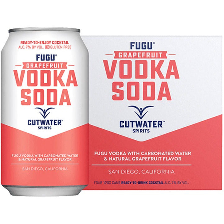 Cutwater Fugu Grapefruit Vodka Soda Canned Cocktail - Available at Wooden Cork