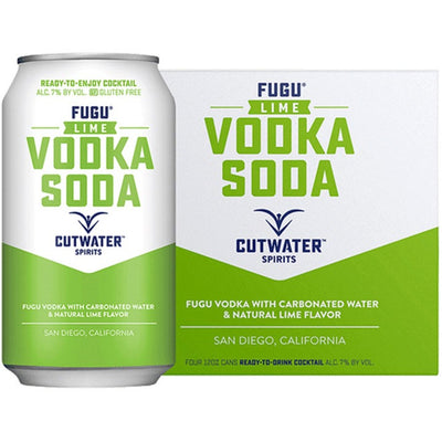 Cutwater Fugu Lime Vodka Soda Canned Cocktail - Available at Wooden Cork