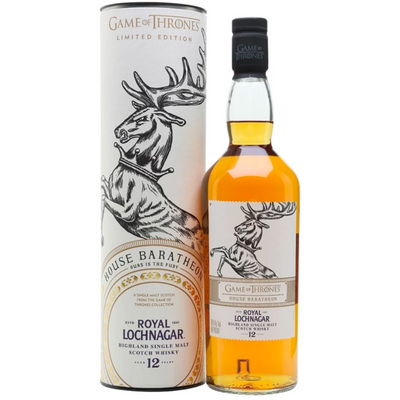 Game of Thrones House Baratheon Royal Lochnagar 12 Year Old Scotch Whisky - Available at Wooden Cork