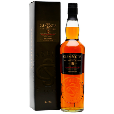 Glen Scotia 15 Year Single Malt Whisky - Available at Wooden Cork