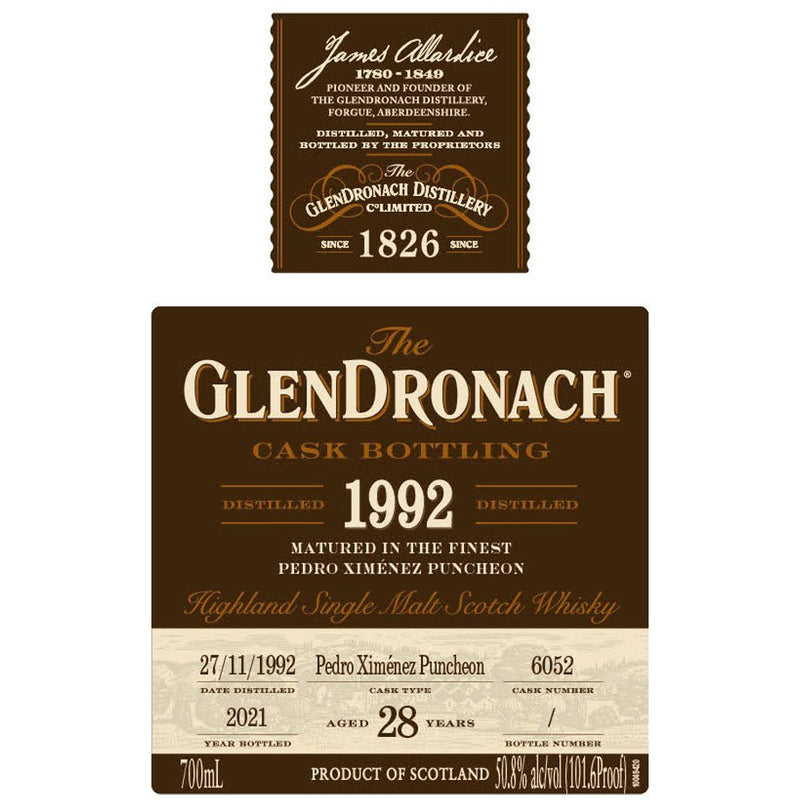 GlenDronach 28 Years Old 1992 Single Cask 