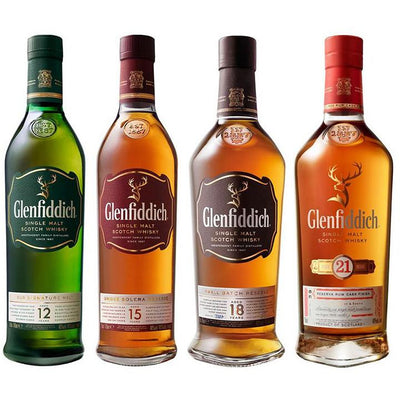 Glenfiddich Scotch Collection Set - Available at Wooden Cork