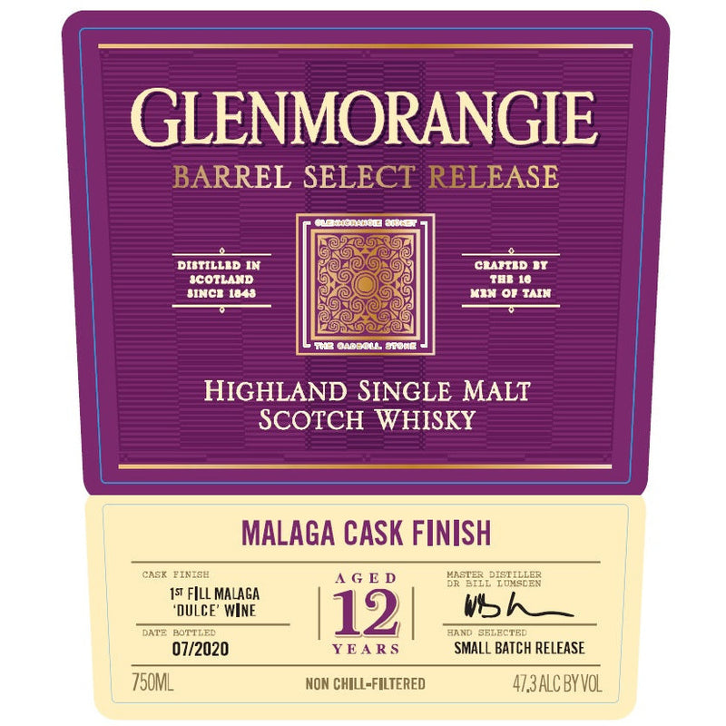 Glenmorangie 12 Year Malaga Cask - Available at Wooden Cork
