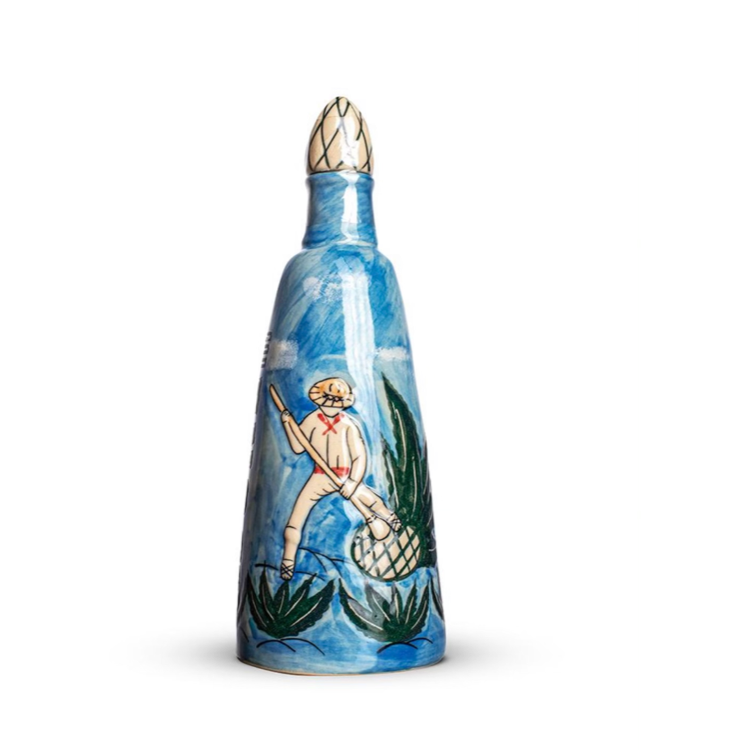 God Enoc Extra Anejo Tequila Ceramic Bottle - Available at Wooden Cork