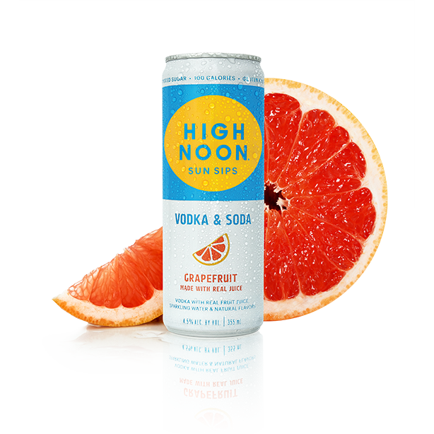 High Noon Sun Sips Grapefruit Vodka & Soda Hard Seltzer 4pk - Available at Wooden Cork