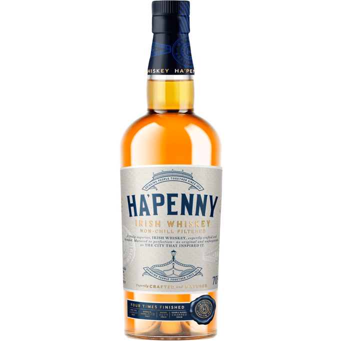 Ha'Penny Irish Whiskey - Available at Wooden Cork