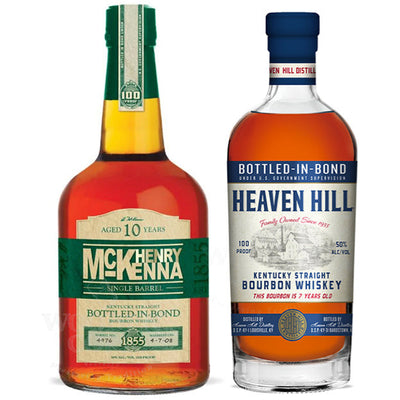 Henry McKenna 10 Year & Heaven Hill 7 Year Bottle-In-Bond Bundle - Available at Wooden Cork
