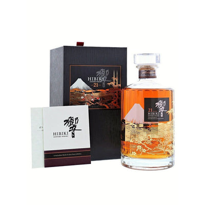 Hibiki 21 Year Old Mount Fuji Limited Edition Blended Whisky - Available at Wooden Cork