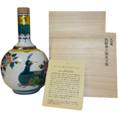 Hibiki 21 Year Old Ceramic Peacock Decanter - Available at Wooden Cork