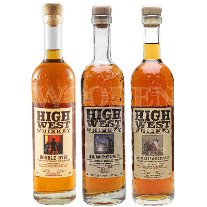 High West Double Rye, Campfire & American Prairie Bundle - Available at Wooden Cork