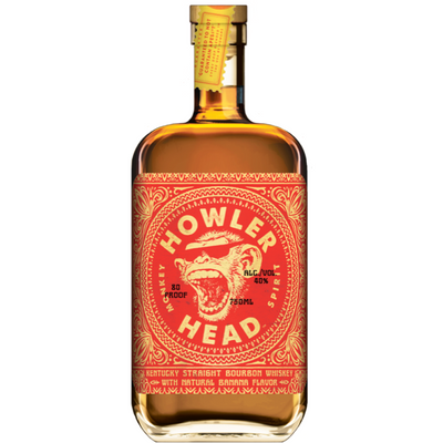 Howler Head Banana Infused Kentucky Straight Bourbon Whiskey - Available at Wooden Cork