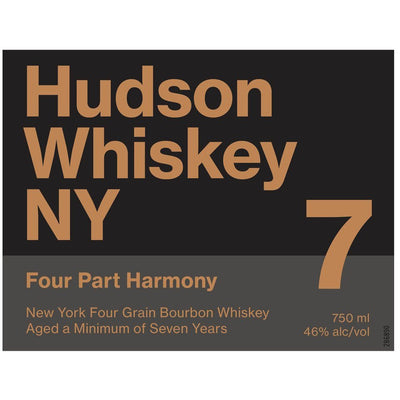Hudson Whiskey Four Part Harmony 7 Years Old Bourbon Whiskey - Available at Wooden Cork