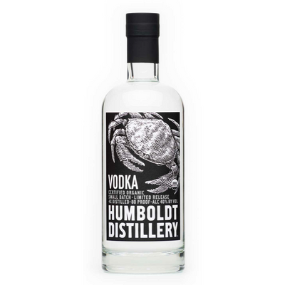 Humboldt Distillery Organic Vodka - Available at Wooden Cork