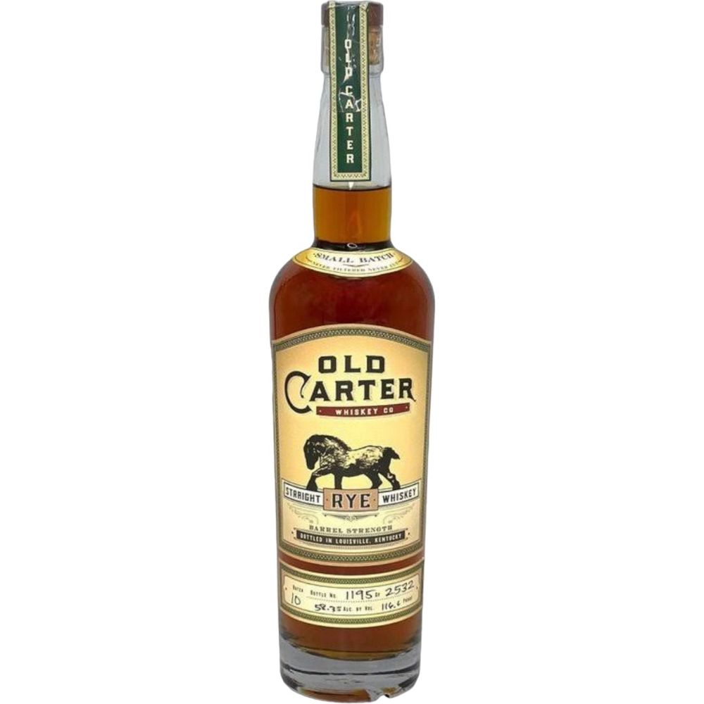 Old Carter Straight Rye Whiskey Batch 11 115.6 Proof