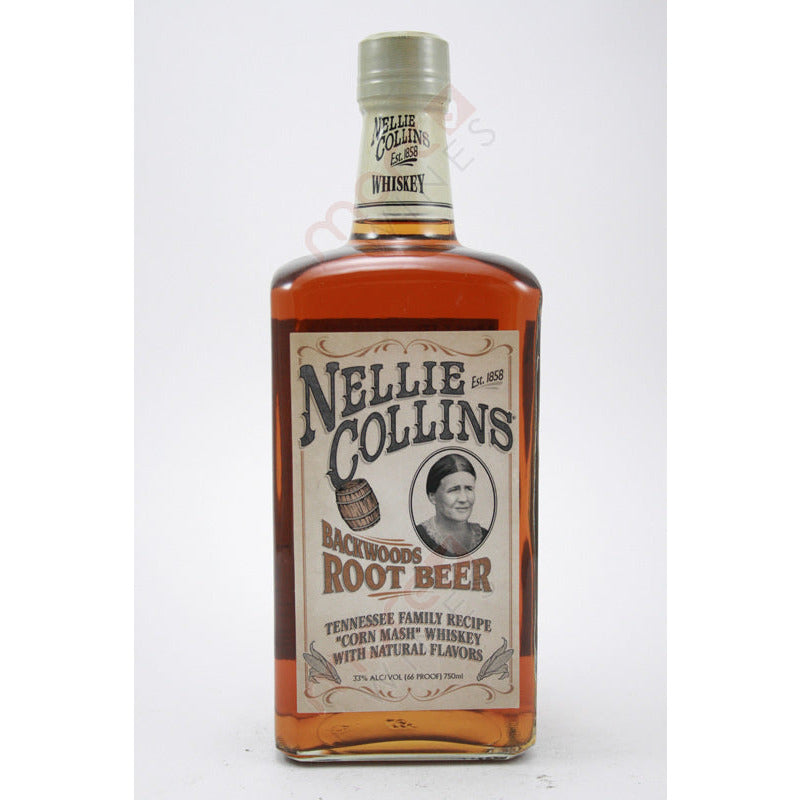 Nellie Collins Backwoods Root Beer Whiskey - Available at Wooden Cork