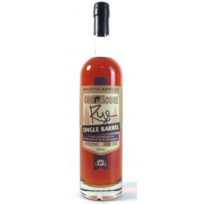 Smooth Ambler Old Scout Single Barrel Cask Strength Rye - Available at Wooden Cork
