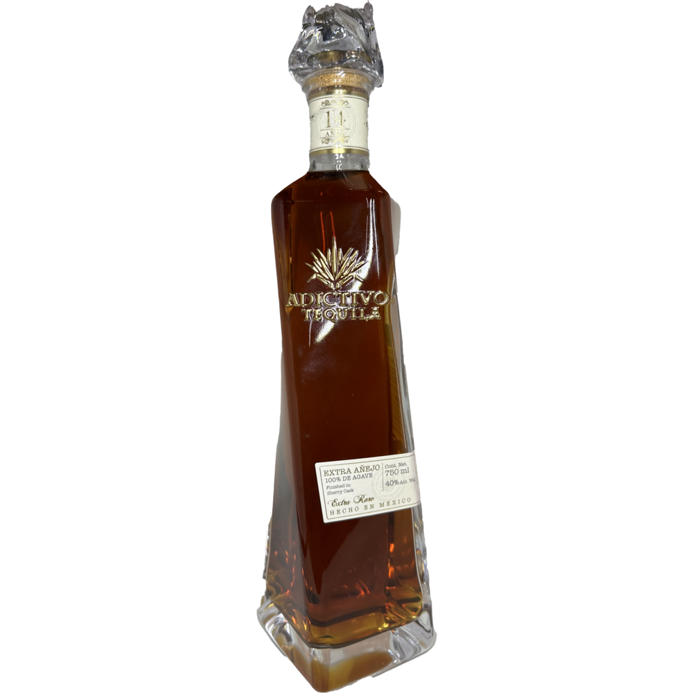 Adictivo Extra Rare Extra Anejo Kings Edition Tequila 14 Years Wooden