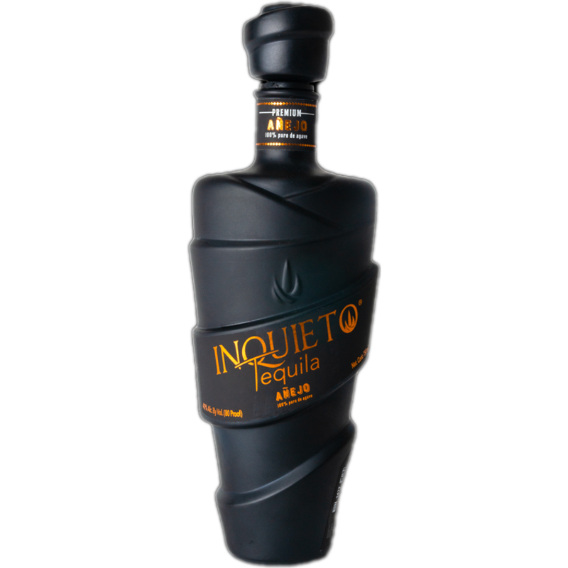 Inquieto Anejo Black Tequila