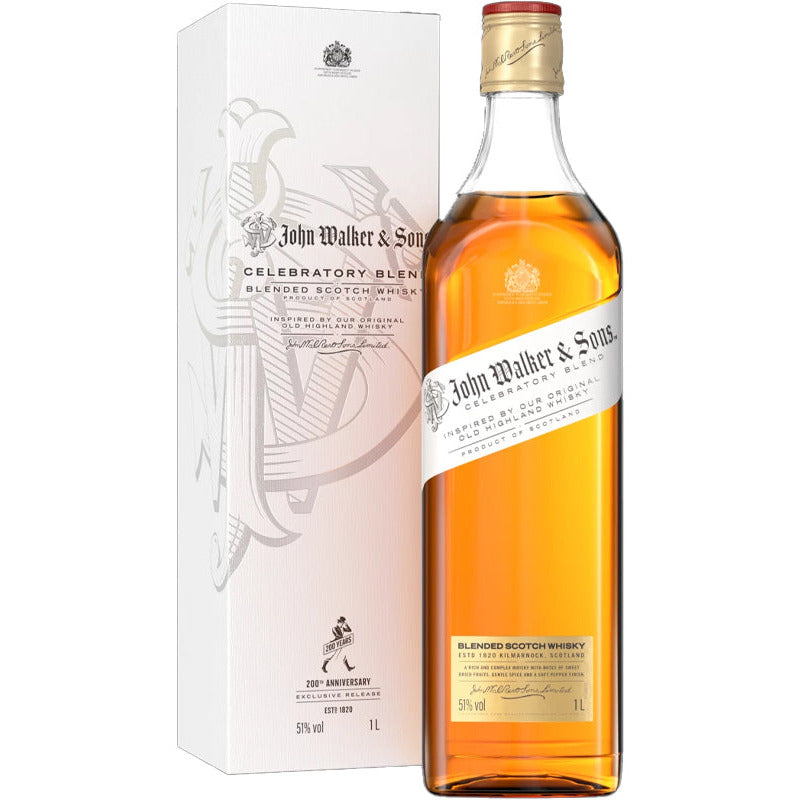John Walker & Sons Celebratory Blend Limited Edition Scotch Whisky - Available at Wooden Cork