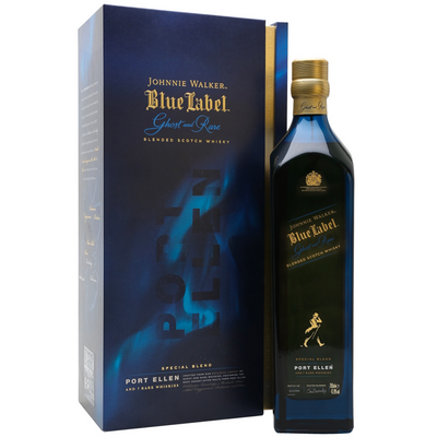 Johnnie Walker Blue Label Ghost & Rare Edition Port Ellen - Available at Wooden Cork