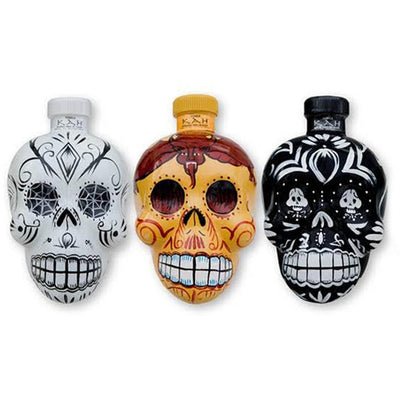 KAH Tequila Skull Bottle Collection - Available at Wooden Cork