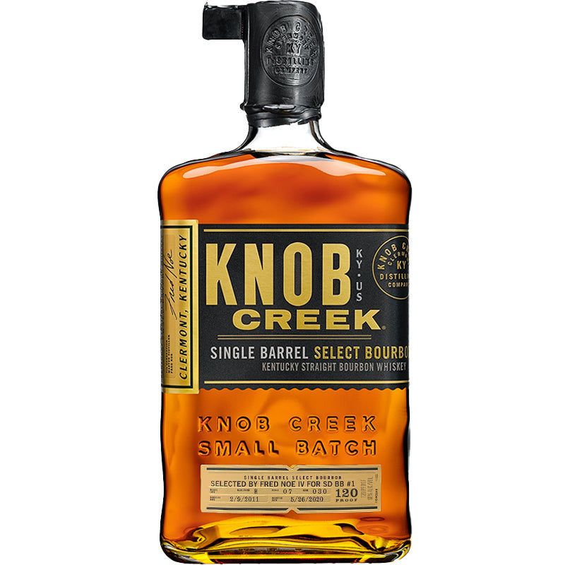 Knob Creek Single Barrel Select Bourbon Selected By Fred Noe IV For SDBB 