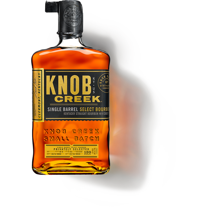 Knob Creek 120 Proof 9 Year Single Barrel Reserve Bourbon - Available at Wooden Cork