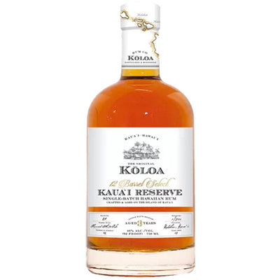 Koloa 12 Barrel Select Kauaʻi Reserve Aged Hawaiian Rum - Available at Wooden Cork
