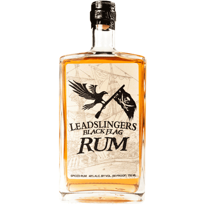 Leadslingers Black Flag Rum - Available at Wooden Cork