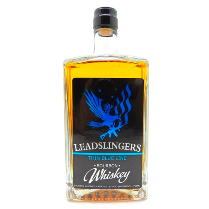 Leadslingers Thin Blue Line Bourbon Whiskey - Available at Wooden Cork