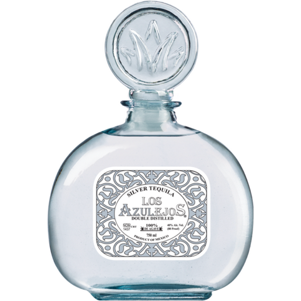 Los Azulejos Silver | Double-Distilled 100% Agave – Wooden Cork