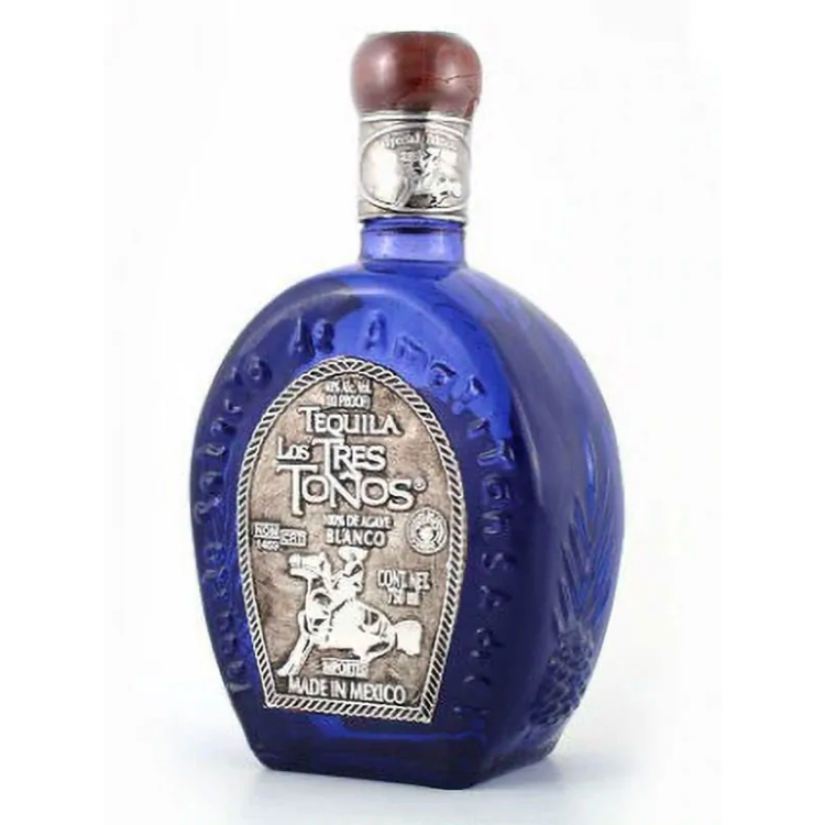 Buy Los Tres Tonos Blanco Tequila | Los Tres Tonos - Wooden Cork