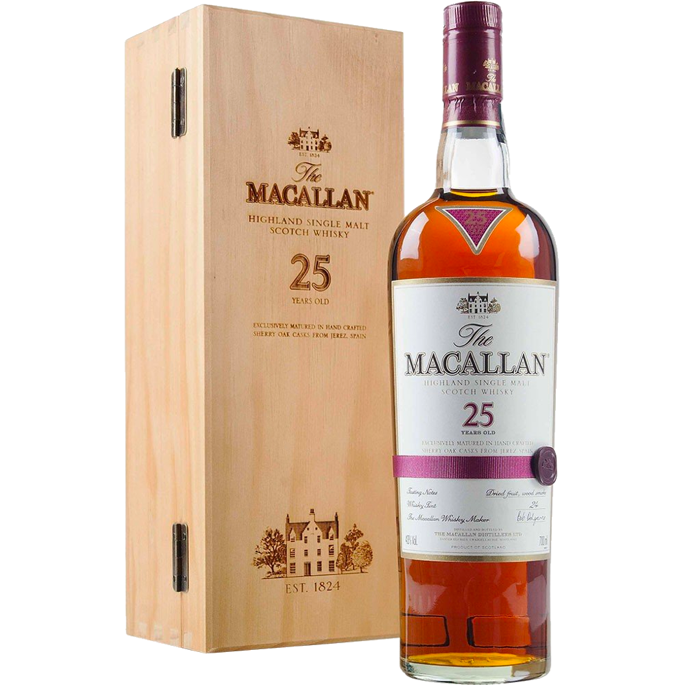 The Macallan 25 Year Single Malt Scotch | Exclusively Sherry Oak