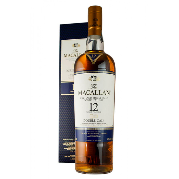 The Macallan Double Cask 12 Year 1.75L w/ Cradle - Available at Wooden Cork