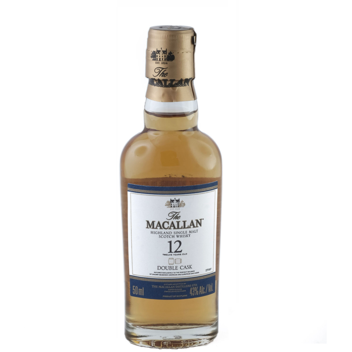 Macallan 12 Year Double Cask 50ml 4-Pack | Tasting Set – Wooden Cork