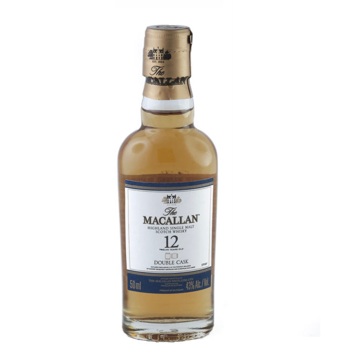 Macallan 12 Year Double Cask Scotch Shot 50ml 4 Pack - Available at Wooden Cork