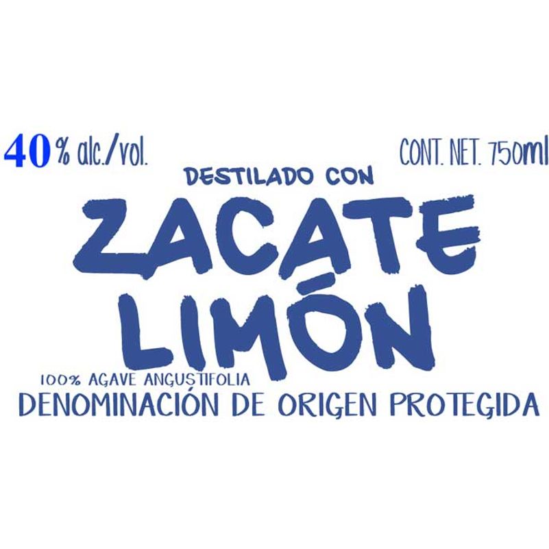 Mal Bien Zacate Limon Mezcal 750ml