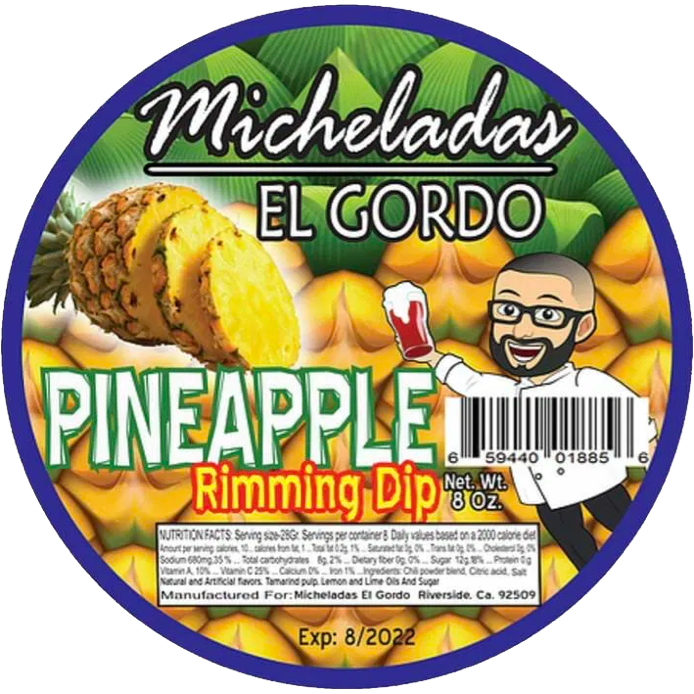 Micheladas El Gordo Pineapple Rimming Dip Chamoy - Available at Wooden Cork