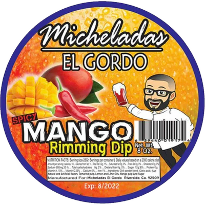 Micheladas El Gordo Spicy Mango Rimming Dip Chamoy - Available at Wooden Cork